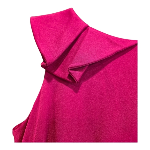 MARCHESA NOTTE Fuschia Pink Ruffle‎ Dress - Size 6 - Picture 4 of 10